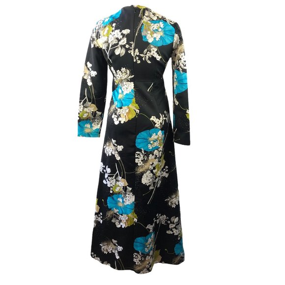 Vintage Tori Richard Honolulu Floral Maxi Dress H11457 - Picture 15 of 15